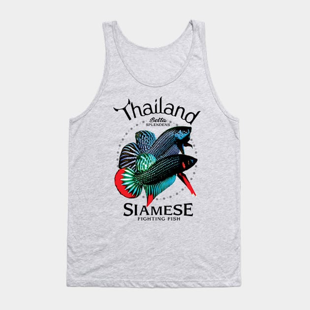 Betta Splendens Tank Top by KewaleeTee